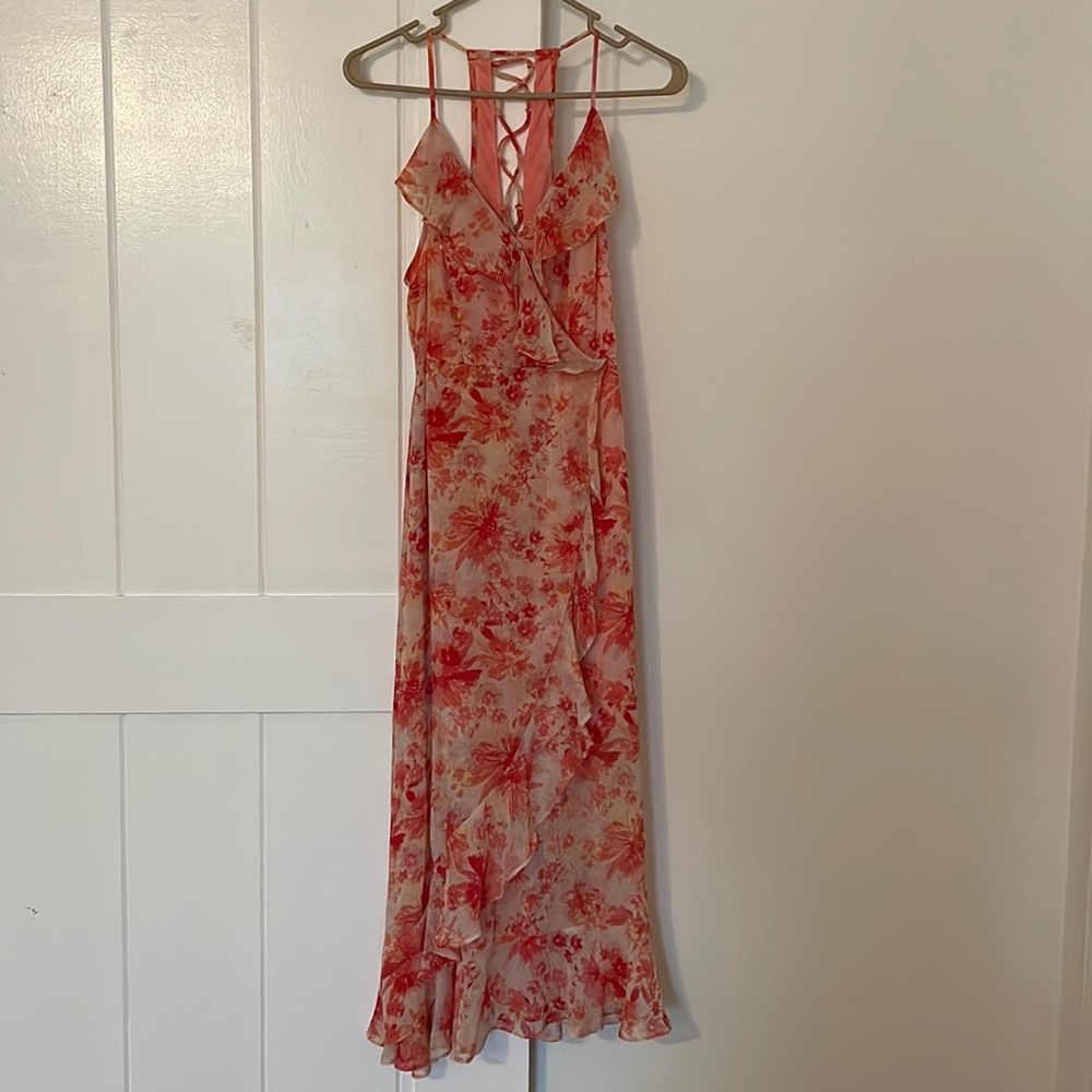 En Créme midi dress